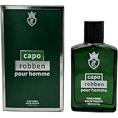 Capo Robben Pour homme Cologne for Men 3.4oz/100ml Eau de toilette, Fragrance for Men