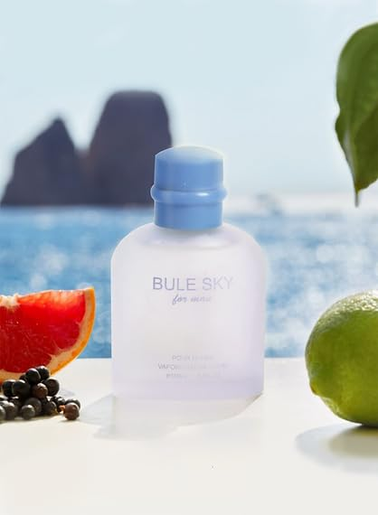 Valentine Milano & Blue Sky Cologne for Men (EDP & EDT), Fragrance, Wonderful Gift, Masculine Scent for All Skin Types, 3.4 Fl Oz Each (Pack of 2)