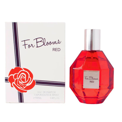For Blooms Red Perfume for Women 3.4oz/100ml Eau de Parfum. Long Lasting, Natural Spray