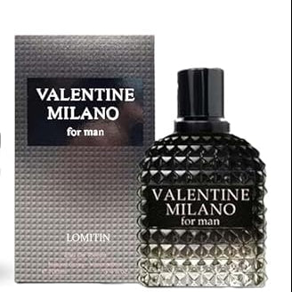 Valentine Milano for Men (EDP) Cologne for Men 3.4 Fl Oz Each, Fragrance for Men