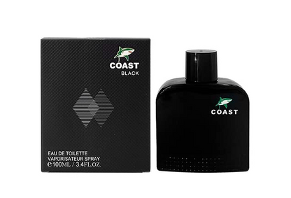Coast Black Cologne for Men 3.4oz/100ml Eau de Toilette, Fragrance for Men