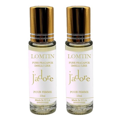 Fragrance Perfume Oils Jadore Parfum Roll On Body Oil for Women (12ml) (Pack of 2)