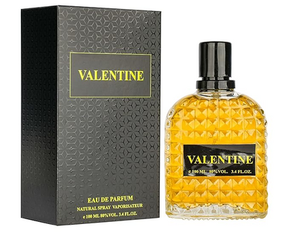 Valentine and Sexy Rose Perfume for Women (3.4oz/100ml x 4pcs) Valentine Milano Born In Roma, Rock N Rose, Eau de parfum, Pack of 4