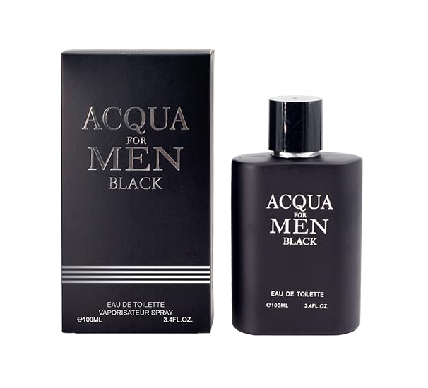 Acqua Cologne for Men Combo (3.4oz / 100ml x 3pcs) Eau de toilette, (Acqua, Acqua Black, Acqua Blue) Pack of 3pc