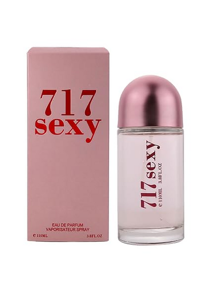 717 Perfume for Women, 3.4oz / 100ml each (717 VIP, 717 WOMEN, 717 VIP ROSE, 717 SEXY) gift set (Pack of 4)