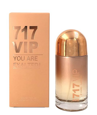 717 Perfume for Women, 3.4oz / 100ml each (717 VIP, 717 WOMEN, 717 VIP ROSE, 717 SEXY) gift set (Pack of 4)