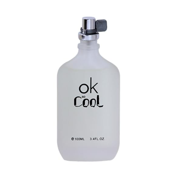 Ok So Cool Unisex Perfume 3.4oz/100ml Eau de toilette, Cologne for Men, Natural Spray