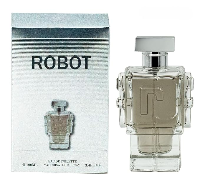 Robot Cologne For Men 3.4oz/100ml Edt, Fragrance for Men