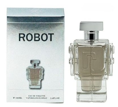 Robot Cologne For Men 3.4oz/100ml Edt, Fragrance for Men