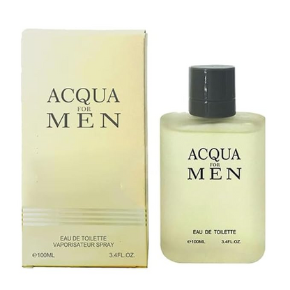 Signature Scent 4-Piece Fragrance for Men Includes Yes Great Men/Acqua for Men/Acqua for Men Black/Man Cool of Woody, Spicy, Citrus, Cologne for Men in 100ml/3.4 Fl oz x 4 Bottle