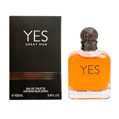 Signature Scent 4-Piece Fragrance for Men Includes Yes Great Men/Acqua for Men/Acqua for Men Black/Man Cool of Woody, Spicy, Citrus, Cologne for Men in 100ml/3.4 Fl oz x 4 Bottle