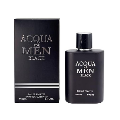 Signature Scent 4-Piece Fragrance for Men Includes Yes Great Men/Acqua for Men/Acqua for Men Black/Man Cool of Woody, Spicy, Citrus, Cologne for Men in 100ml/3.4 Fl oz x 4 Bottle