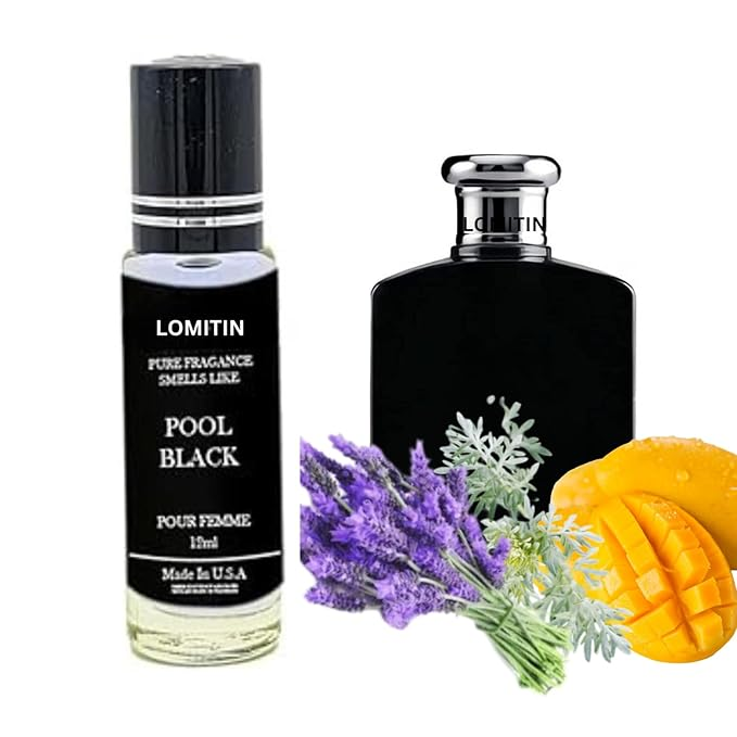 Perfume Oils Pool Red, Green, Black Cologne Roll On Body Oil for Men (12ml) (Pack of 3)