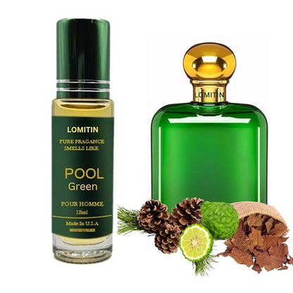 Perfume Oils Pool Red, Green, Black Cologne Roll On Body Oil for Men (12ml) (Pack of 3)