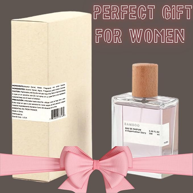 Bamboo Perfume for Women 3.4oz / 100ml, Eau de parfum, Long Lasting Fragrance for Women, (Oil Concentration 15%)