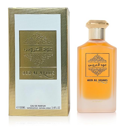 Oud Al Aroos Perfume for Unisex | Our Impresssion of Oud for Greatness - 3.04 Fl Oz - Eau De Parfum Unisex | Lavender, Saffron, Patchouli, Musk - 3.4 Fl oz / 100ml