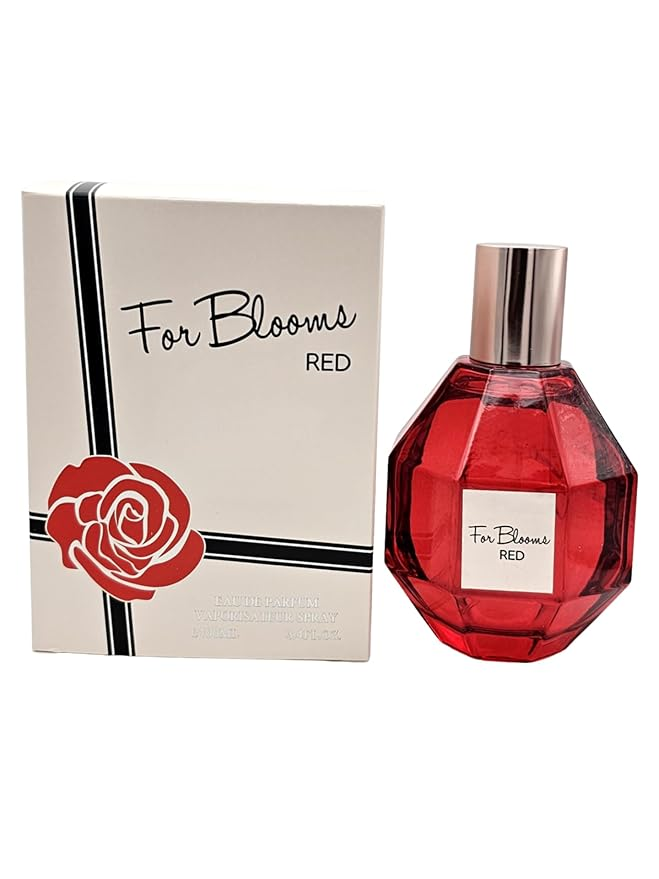For Blooms Red Perfume for Women 3.4oz/100ml Eau de Parfum. Long Lasting, Natural Spray
