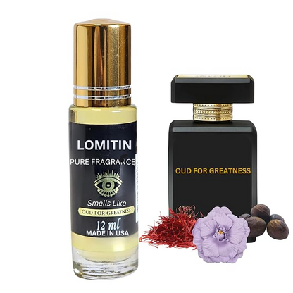 Fragrance Perfume Oils Oud For Greatness Parfum Roll On Body Oil unisex 12ml (Pack of 2)