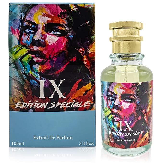 IX Edition Speciale Perfume for Women | Perfume for Unisex Extrait de Parfum | 3.4 Fl Oz / 100 ml | Long Lasting 8-10 hours