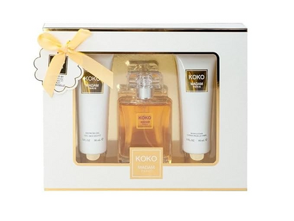 Koko Madam Perfume Gifts Sets for Women, Eau De Parfum (3.4 fl oz), Body Lotion (3.0 fl oz), Shower Gel (3.0 fl oz), (Pack of 3)