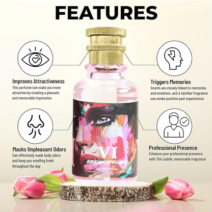 VI Edition Speciale Perfume for Women | Perfume for Women Eau de Parfum | 3.4 Fl Oz / 100 ml | Extrait De Parfum | Long Lasting 8-10 hours