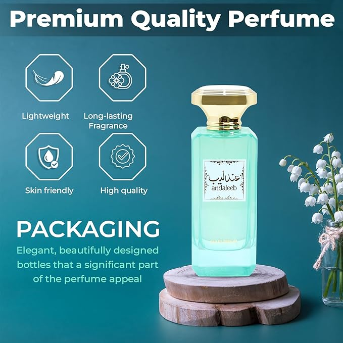 Andaleeb Perfume for Unisex | Our Impresssion of Rouge Chaotique - 3.4 Fl Oz - Eau De Parfum Unisex | Plum, Saffron, Patchouli, Oak, Bergamont