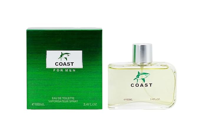 Coast Cologne for Men (3.4oz/100ml x 3 Pcs), Eau De Toilette, Wonderful Gift, Masculine Scent for All Skin Types (Pack of 3)