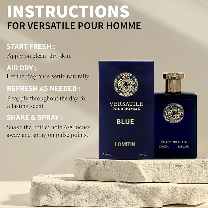 Lion Versatile Cologne for Men (3.4oz/100ml x 5pcs) Fragrance Gift Set for Men - Aromatic, Floral, Oriental & Woody Notes - Individually Boxed, Eau De Toilette (Pack of 5)