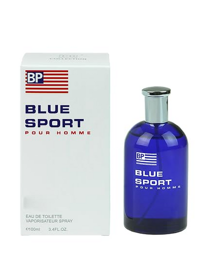 Valentine Milano for Men (EDP) & Blue Sport Cologne for Men (EDT), 3.4 Fl Oz Each (Pack of 2)
