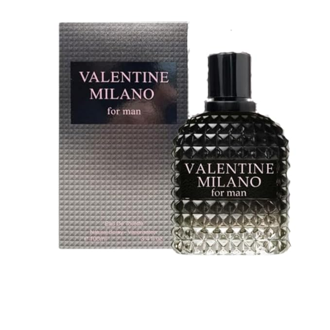 Valentine Milano for Men (EDP) & Heroes Energize Cologne for Men (EDT), Fragrance for Men, 3.4 Fl Oz Each (Pack of 2)