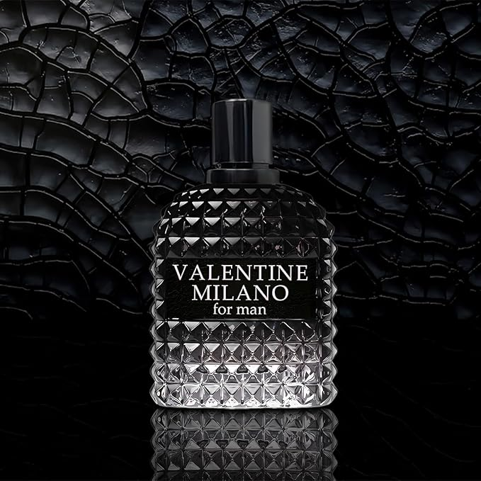 Valentine Milano for Men (EDP) & Heroes Energize Cologne for Men (EDT), Fragrance for Men, 3.4 Fl Oz Each (Pack of 2)