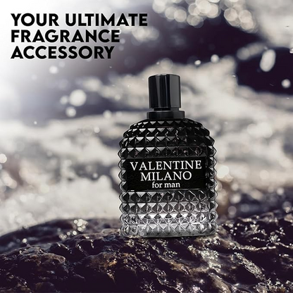 Valentine Milano for Men (EDP) & Robot Cologne for Men (EDT), Warm Masculine Scent for Daily Use, Casual Men's Cologne, 3.4oz/100ml (Pack of 2)