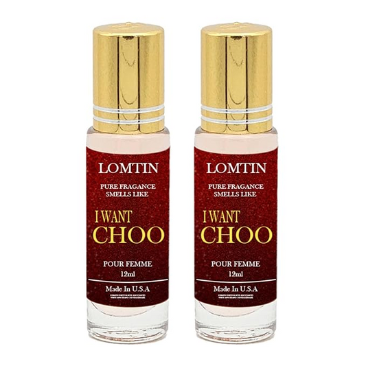 Fragrance Perfume Oils I Want Choo Parfum Roll On Body Oil for Women (12ml) (Pack of 2)