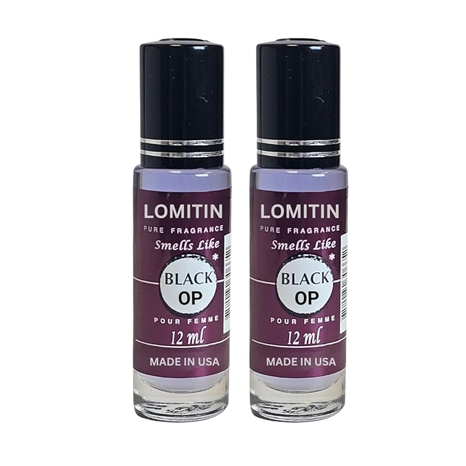 Fragrance Perfume Oils Black Op Parfum Roll On Body Oil for Women (12ml) (Pack of 2)