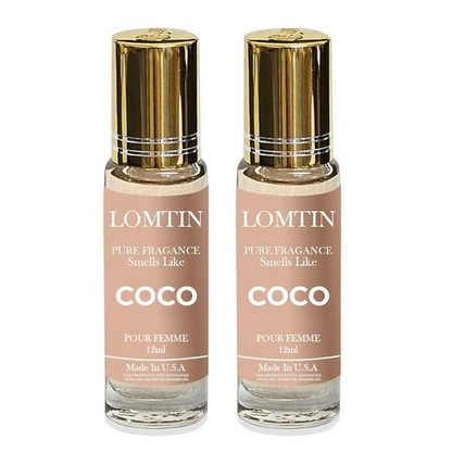 Fragrance Perfume Oils Coco Parfum Roll On Body Oil for Women (12ml) (Pack of 2)
