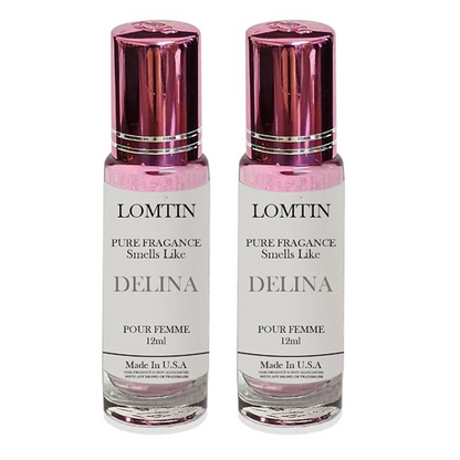 Fragrance Perfume Oils Delina Parfum Roll On Body Oil for Women (12ml) (Pack of 2)