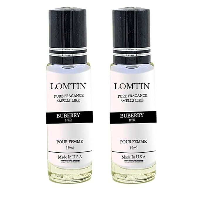 Fragrance Perfume Oils Buberry Her Parfum Roll On Body Oil for Women (12ml) (Pack of 2)