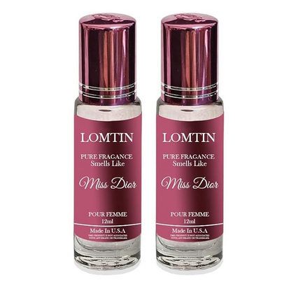 Fragrance Perfume Oils Miss Dear Parfum Roll On Body Oil for Women (12ml) (Pack of 2)