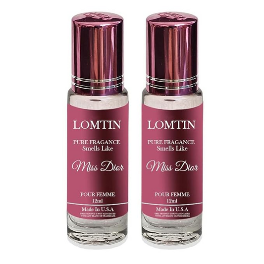 Fragrance Perfume Oils Miss Dear Parfum Roll On Body Oil for Women (12ml) (Pack of 2)