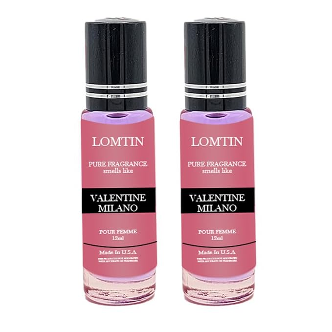 Fragrance Perfume Oils Valentine Milano Parfum Roll On Body Oil for Women (12ml) (Pack of 2)