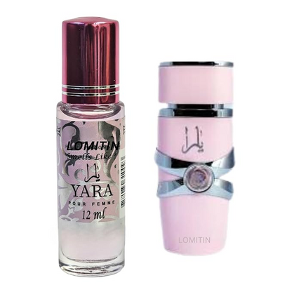 Fragrance Perfume Oils Yara Pour Femme Parfum Roll On Body Oil for Women (12ml) (Pack of 2)
