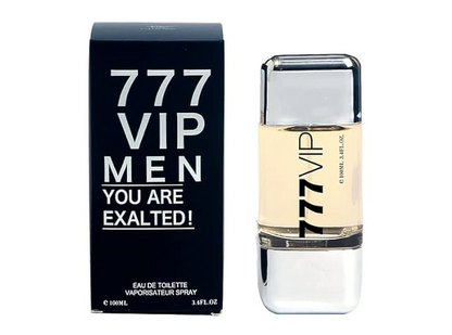 777 Vip Black Cologne for Men 3.4/100ml Eau de Toilette, Natural Spray