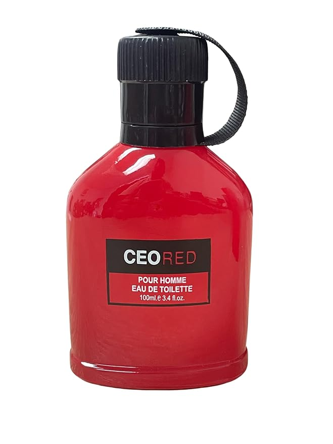 Ceo Red Pour Homme Cologne for men (Inspired by Hugoo Boss) 3.4oz/100ml, Natural Spray, Long Lasting