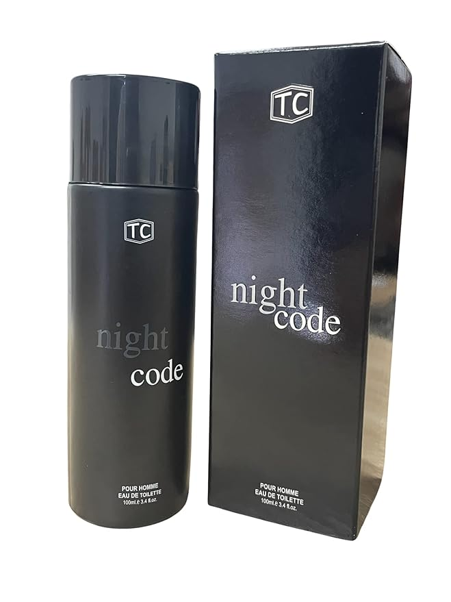 Night Code Cologne for Men 3.4oz/100ml eau de toilette, Fragrance for Men