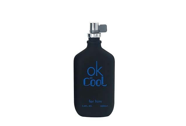 Ok So Cool Cologne for Men 3.4oz/100ml Eau de Toilette, Natural Spray…