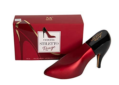 Ferrera Stiletto Rouge Perfume for Women 3.4/100ml (Inspired by Good Girl) Eau de Parfum, Natural Spray