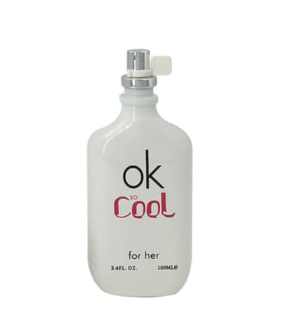 Ok So Cool Perfume for Women 3.4oz/100ml, Eau de Toilette, Natural Spray