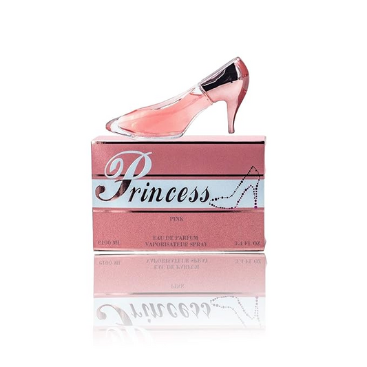 Princess Low Heel Pink Perfume for Women 3.4oz/100ml Eau de Parfum, Natural Spray