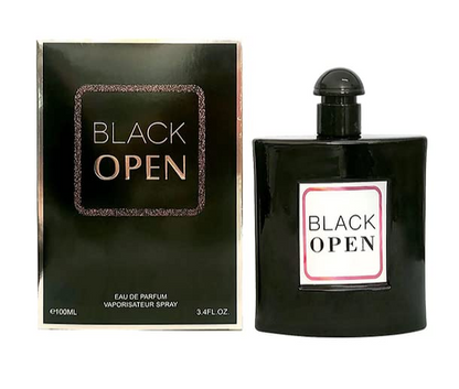 Black Open Perfume for Women, 3.4oz/100ml EDP, Long Lasting, Natural Spray