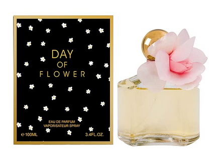Day of Flower Perfume for Women (Inspired by Daisy) 3.4oz/100ml EDP, Natural Spray Long Lasting